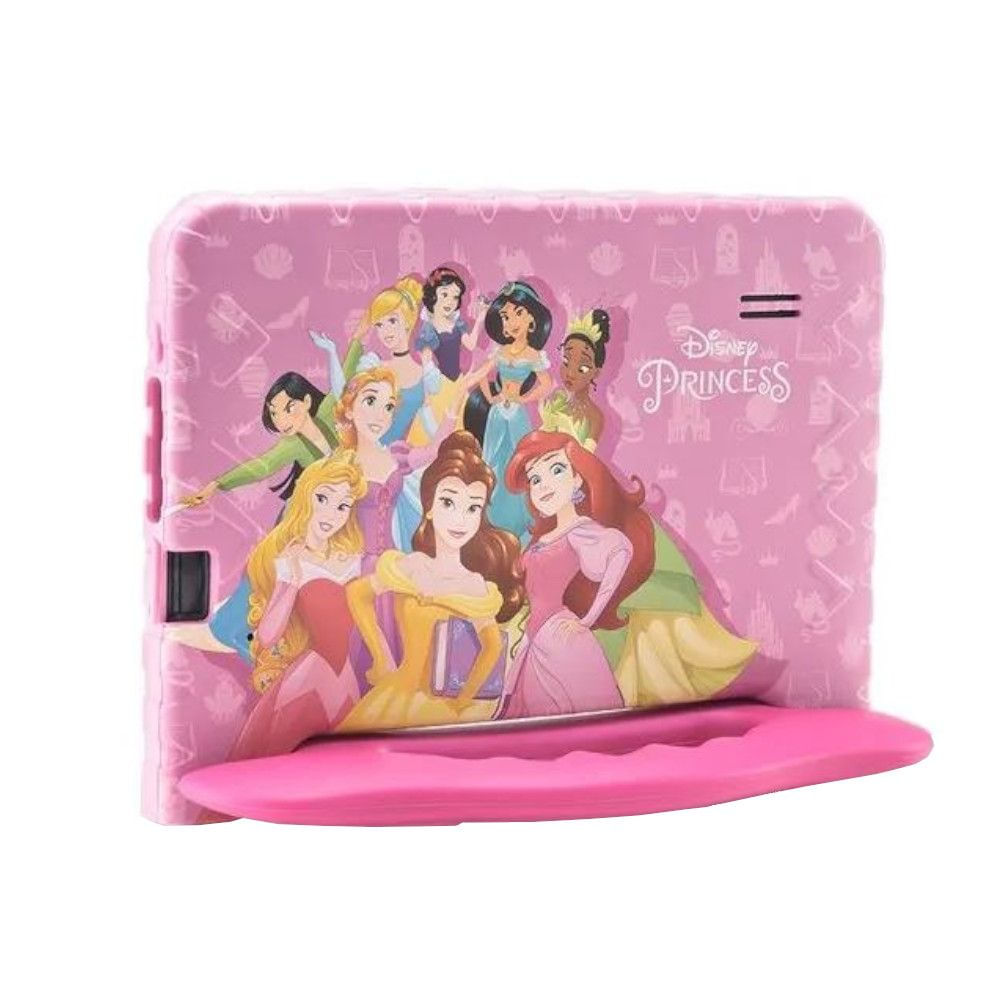 Tablet Princesas Multilaser NB418 7" 4GB RAM 64GB Câmera 2MP Android 13 - ROSA