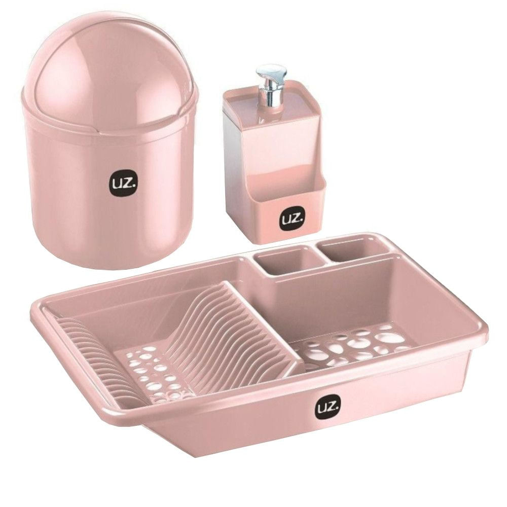 Kit Pia Multiuso de Plástico Uz - ROSA