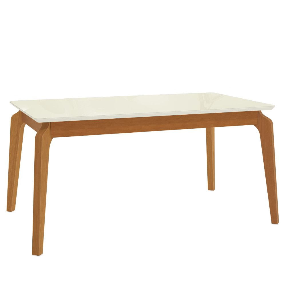 Mesa de Jantar Kappesberg CSJ002-CAOWV8 Retangular 160x90cm - CARVALHO/OFF WHITE