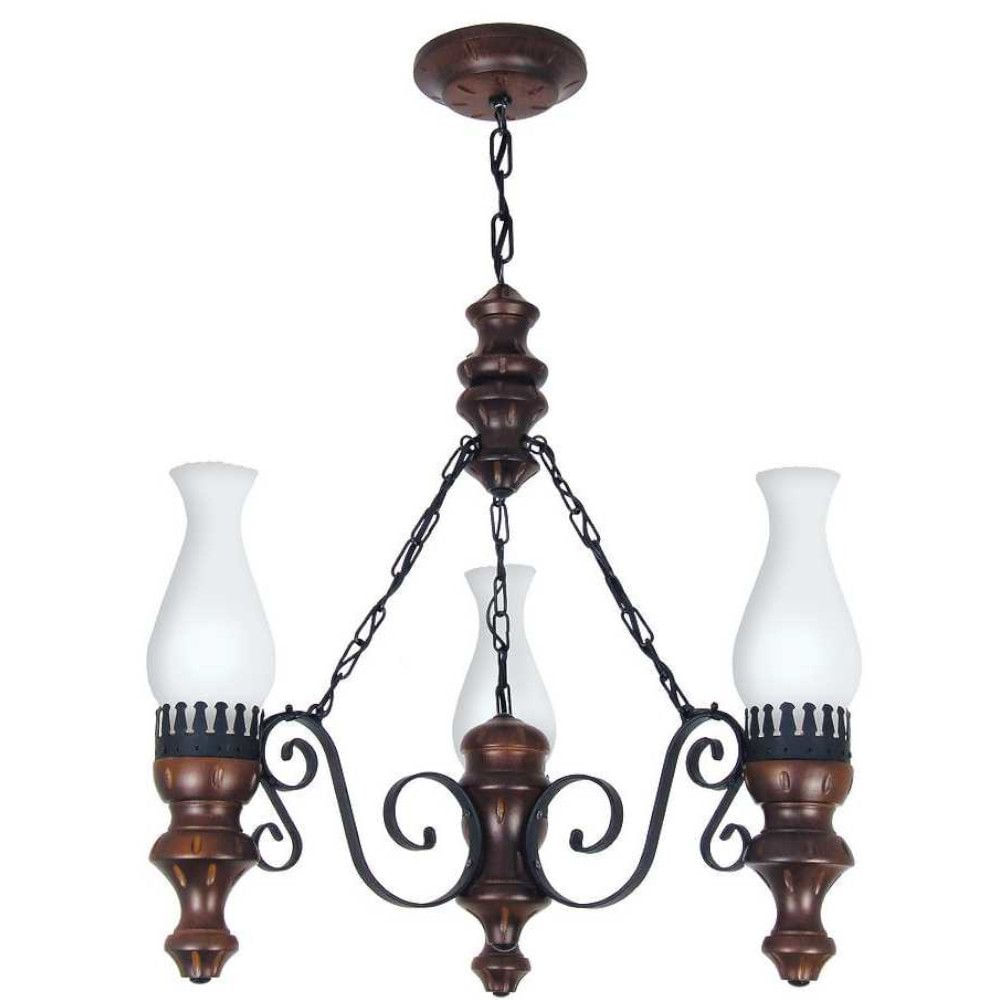 Lustre Rústico Luminárias Müller 803E