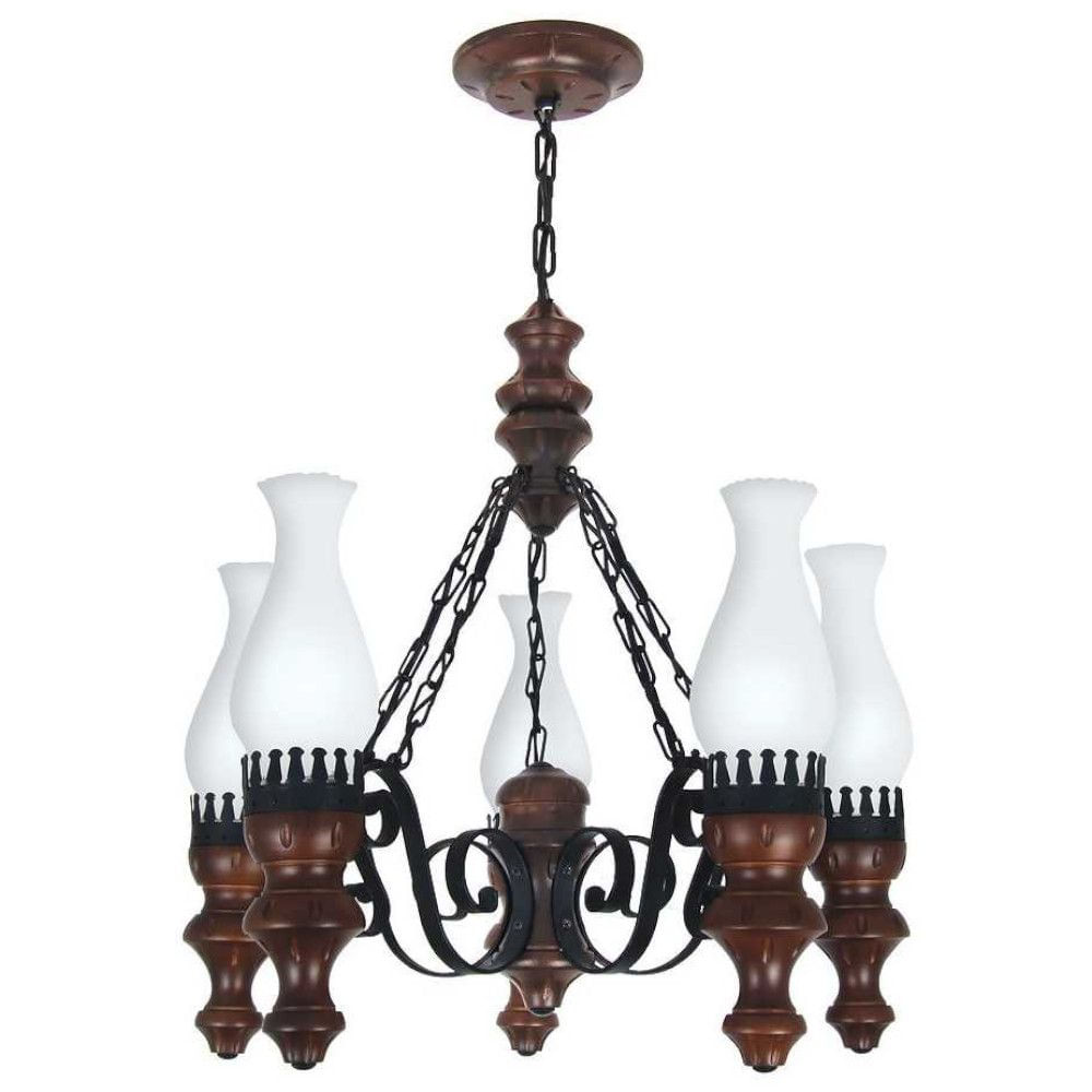 Lustre Rústico Luminárias Müller 805E