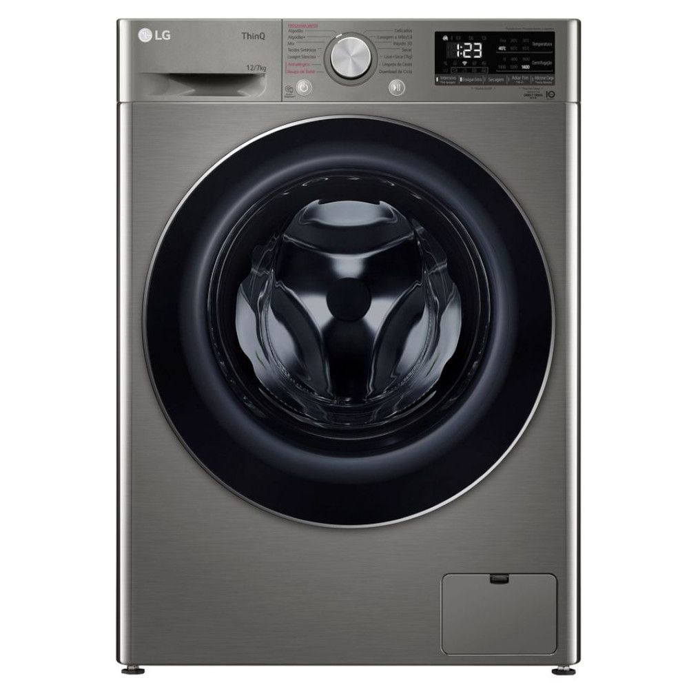 Lava e Seca LG VC4 12kg com Inteligência Artificial AIDD